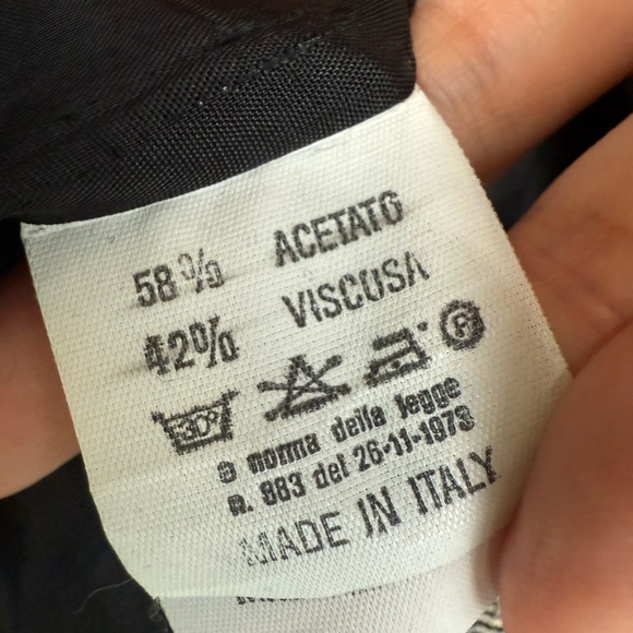 Gai Mattiolo gray Vest with Gold Buttons size 42 - Picture 4 of 6